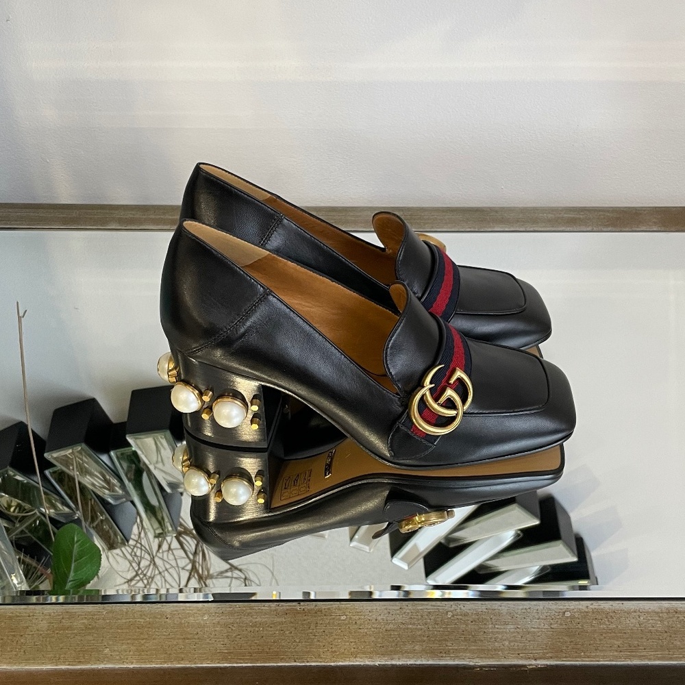 Gucci - Authentic - Heeled Pearl Shoes
